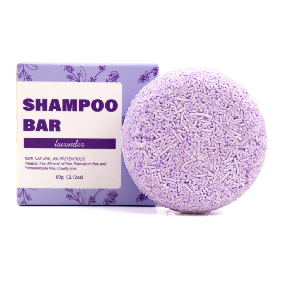 Sabonete em barra de shampoo para couro cabeludo seco personalizado