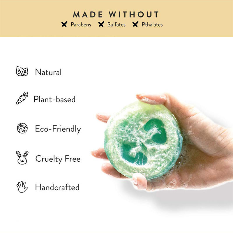 Sabonete esfoliante de marca própria personalizado