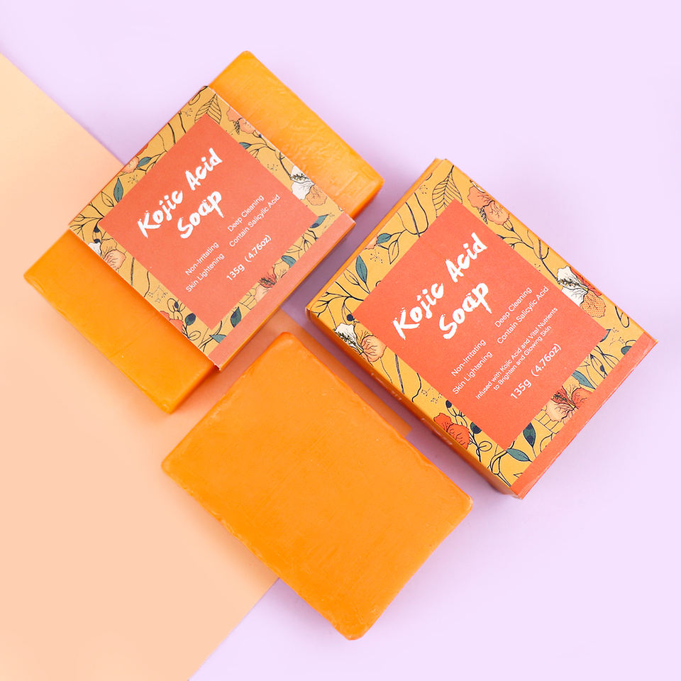Sabonete de ácido kójico de marca própria no atacado