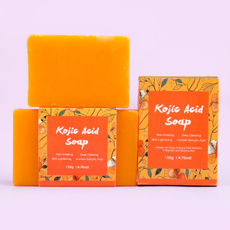 Sabonete de ácido kójico de marca própria no atacado