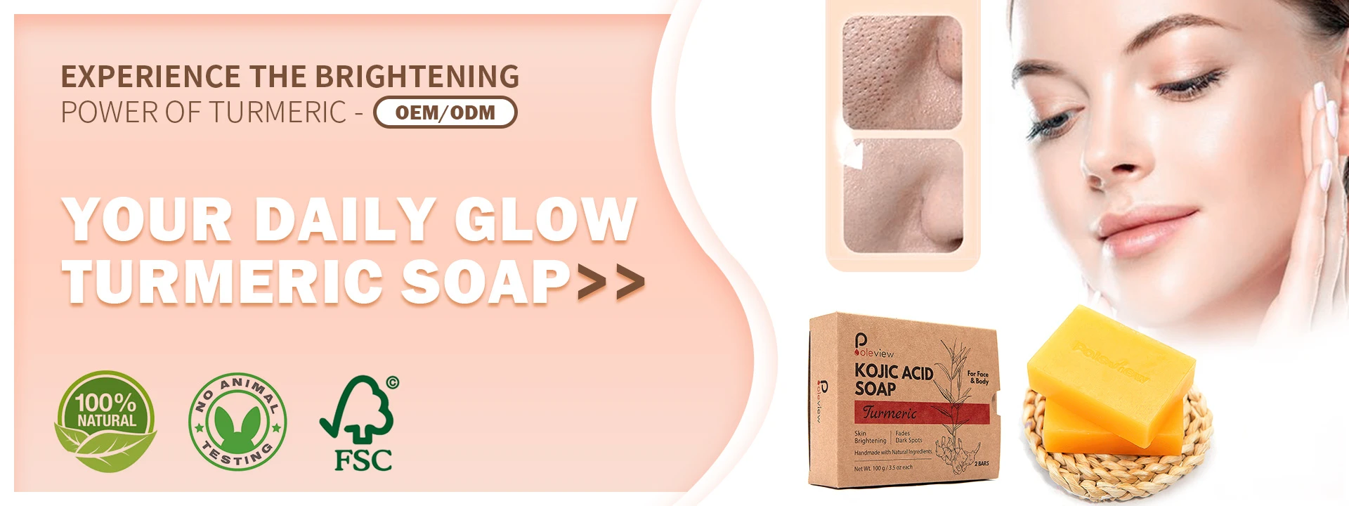 Custom Kojic Acid Soap Private Label