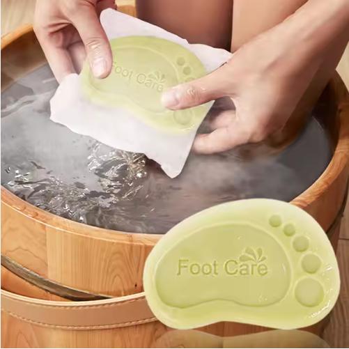 Sabonete antibacteriano para pés de marca própria