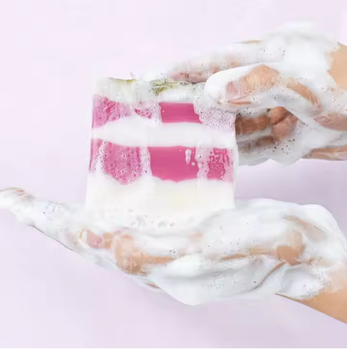 Sabonete em barra Rose Yoni personalizado