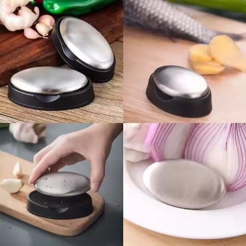 Sabonete metálico de marca própria