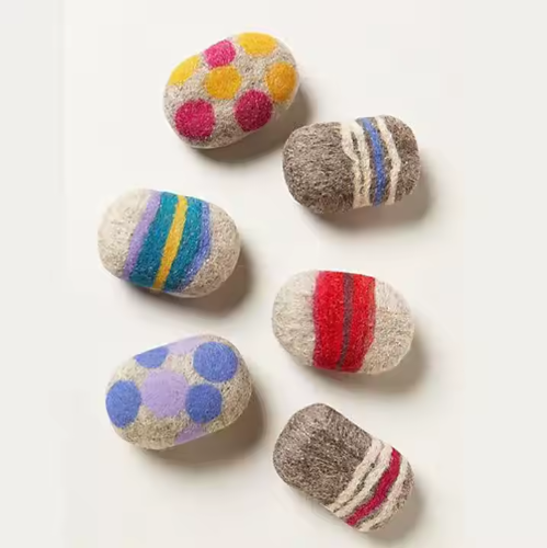 Sabonete de lã feltrada personalizado