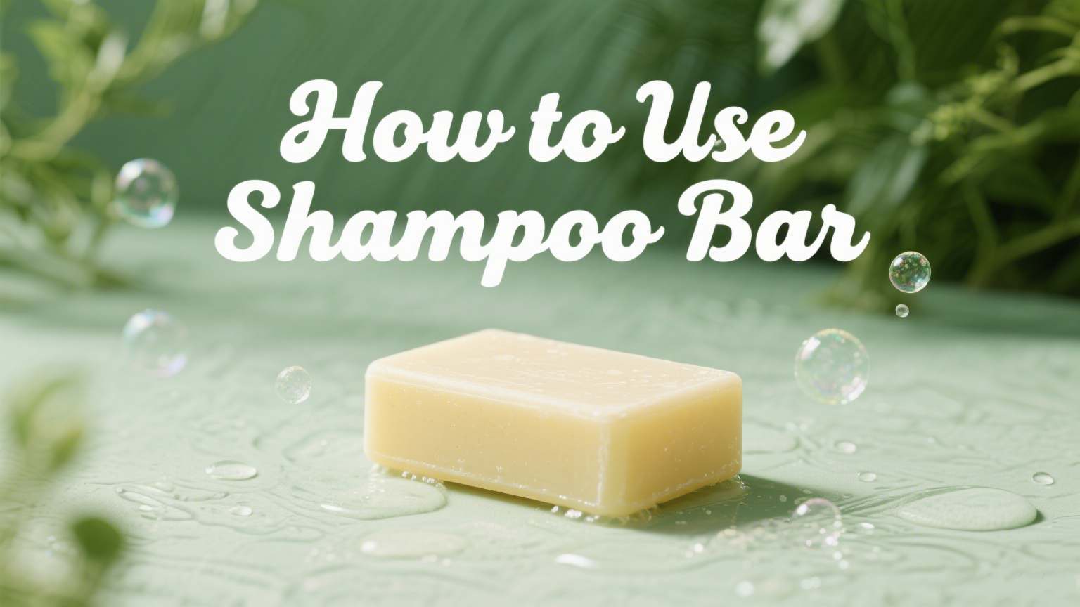 Como usar o Shampoo Bar - um guia completo para iniciantes